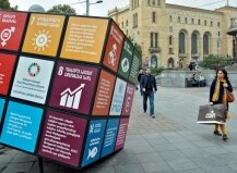 UN unveils art installation to take SDGs public