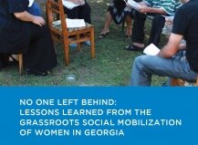 No one left behind: lessons learned from the grassroots social mobilization of women in Georgia